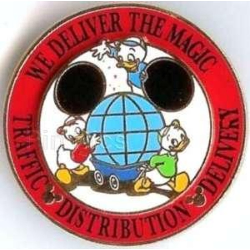 Disney Cast‎ Exclusive We Deliver Magic Duck Nephews 3D Gold Pin 40440 WDW